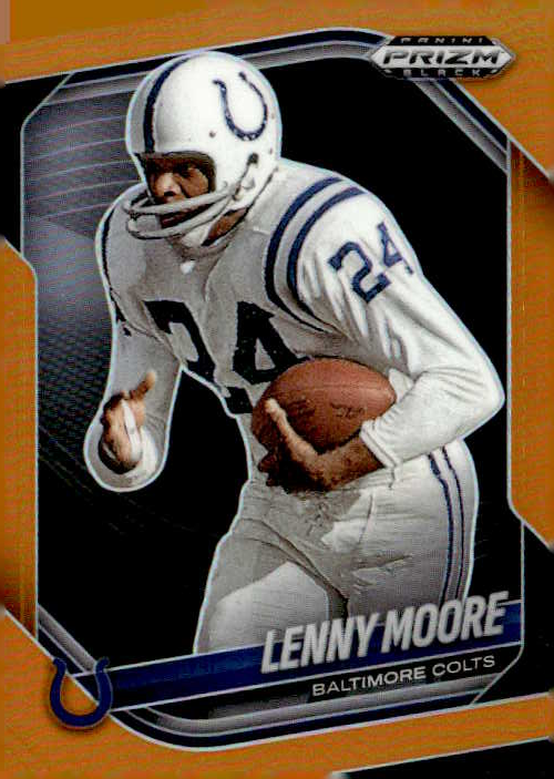 2025 Prizm Black Lenny Moore graded slab