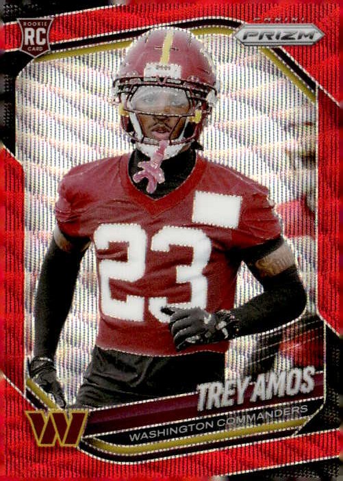 2025 Prizm Trey Amos graded slab