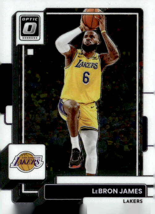 2022 Donruss Optic Lebron James graded slab