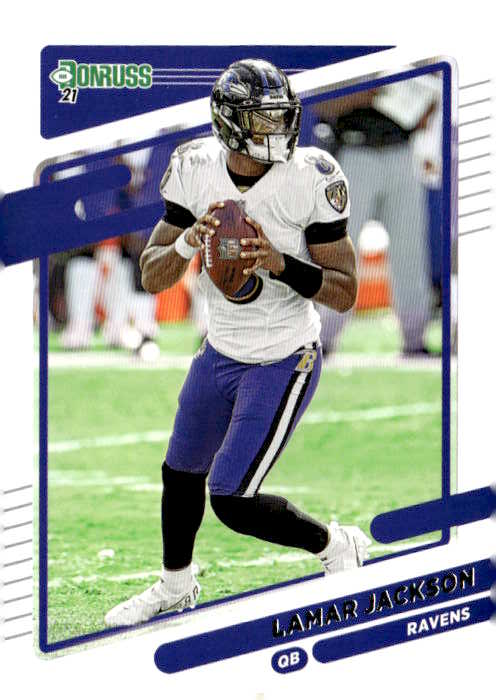 2021 DONRUSS LAMAR JACKSON graded slab