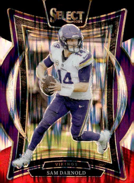 2024 Select Sam Darnold graded slab