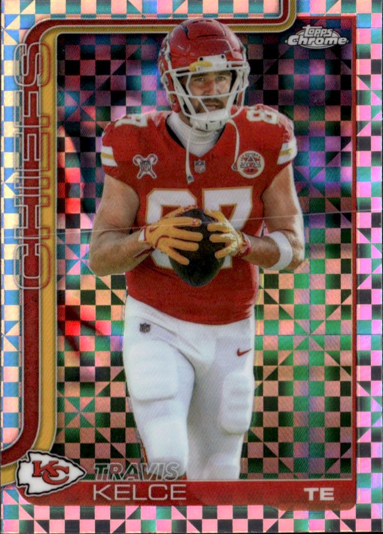 2025 TOPPS CHROME TRAVIS KELCE graded slab