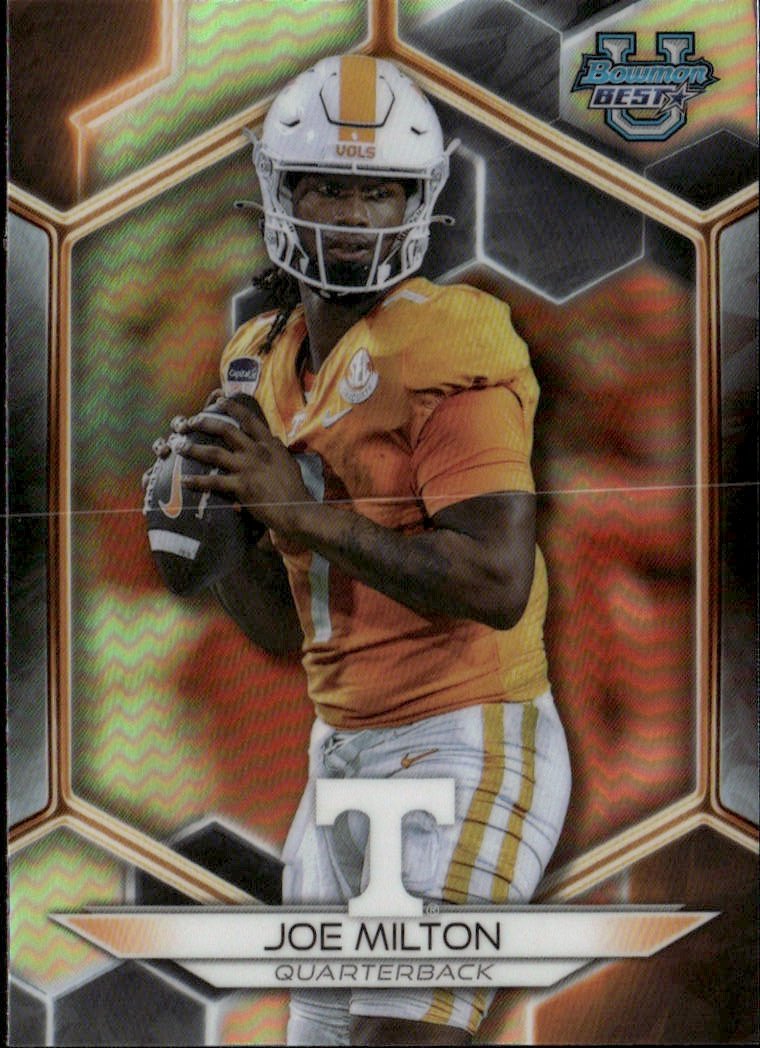 2023 Bowman U Best Joe Milton graded slab