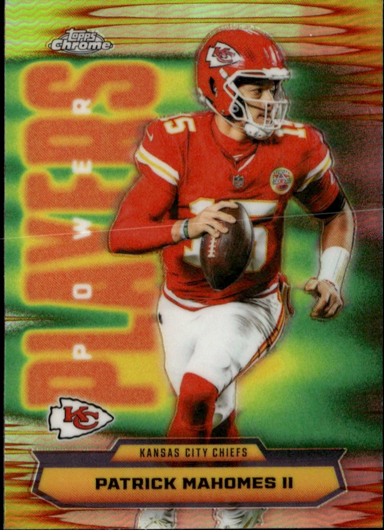 2025 Topps Chrome Patrick Mahomes II graded slab