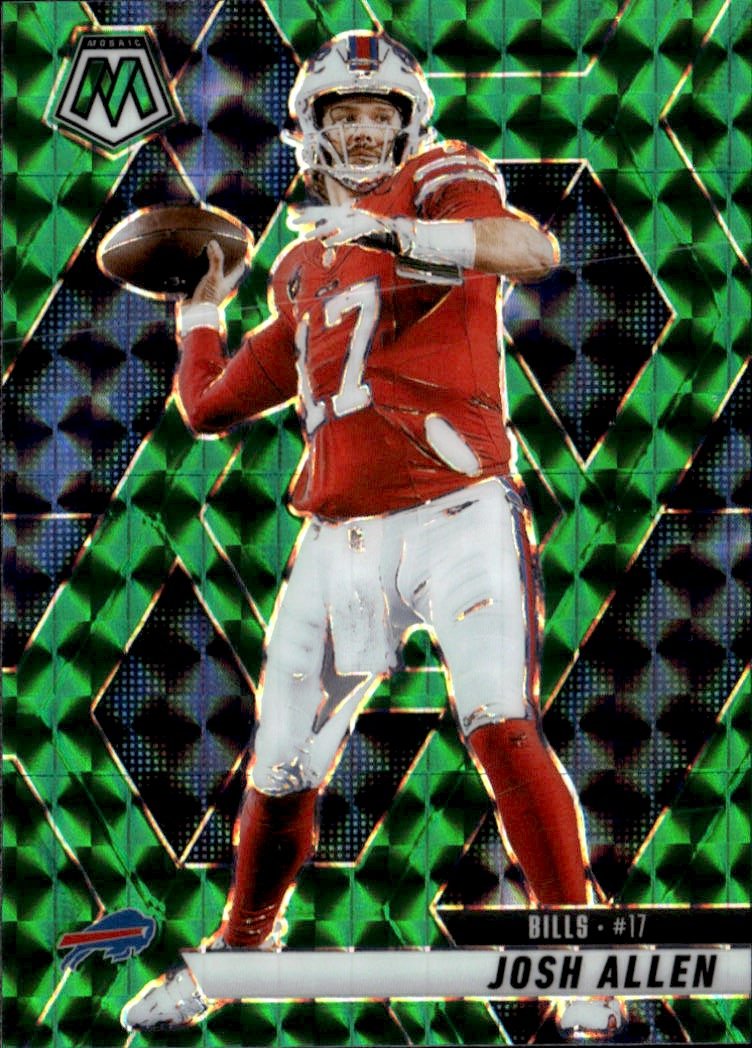 2025 Mosaic Josh Allen graded slab