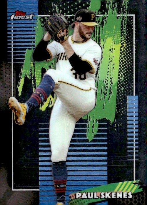 2026 Topps Finest Paul Skenes graded slab