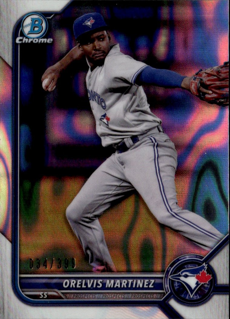2022 Bowman Chrome Orelvis Martinez graded slab