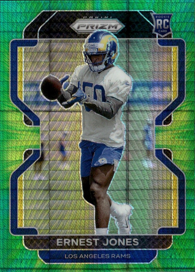 2021 Prizm Ernest Jones graded slab