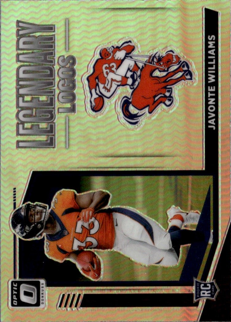 2021 Donruss Optic Javonte Williams graded slab
