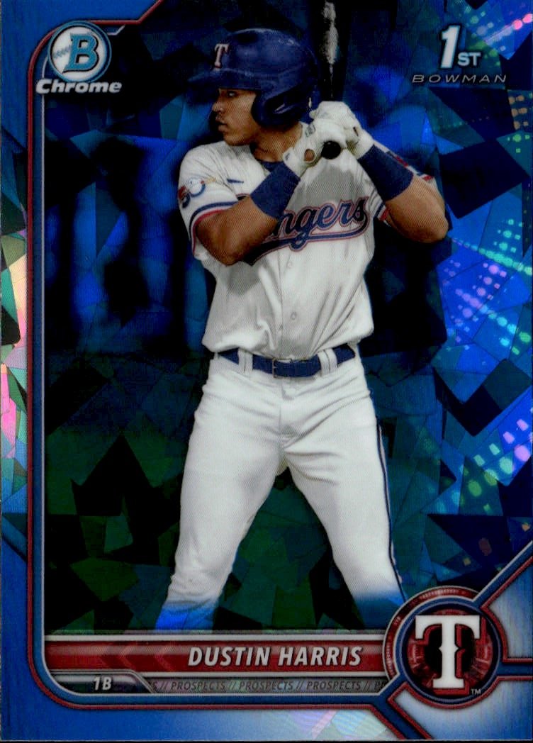 2022 Bowman Sapphire Edition Dustin Harris graded slab