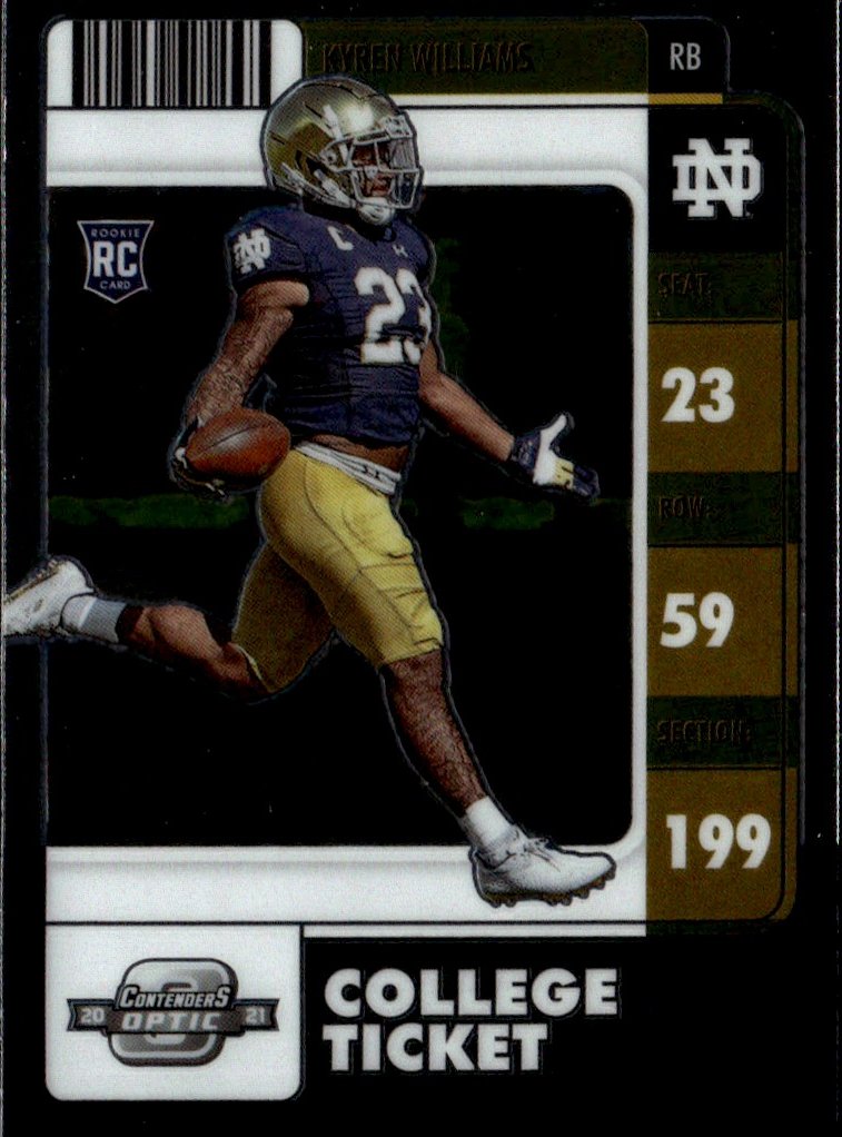 2022 Chronicles Draft Picks Kyren Williams graded slab