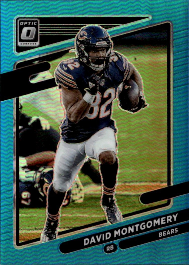 2021 Donruss Optic David Montgomery graded slab
