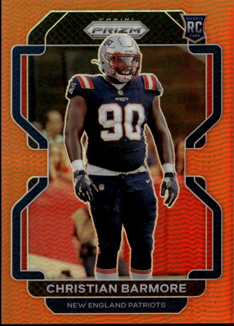2021 Prizm Christian Barmore graded slab