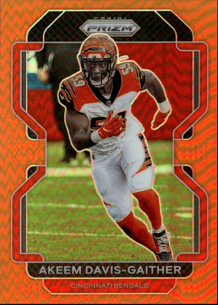 2021 Prizm Akeem Davis-Gaither graded slab