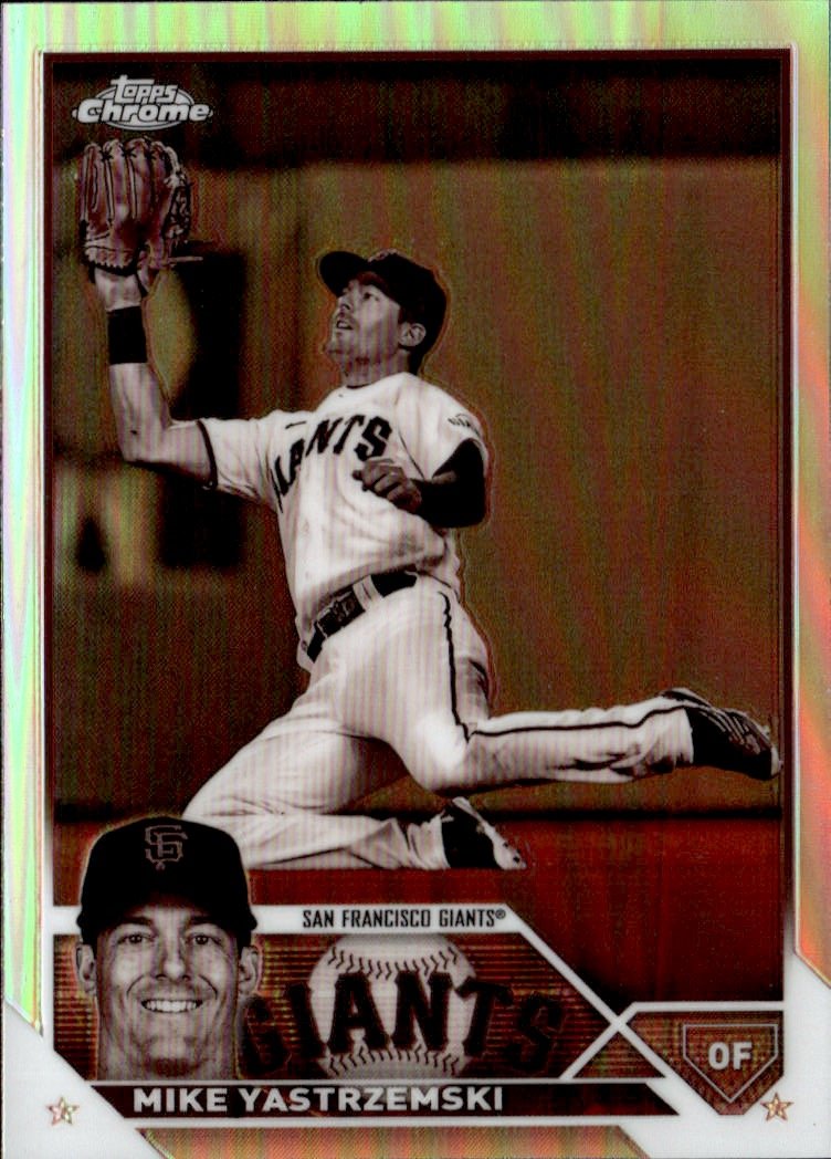 2023 Topps Chrome Mike Yastrzemski graded slab