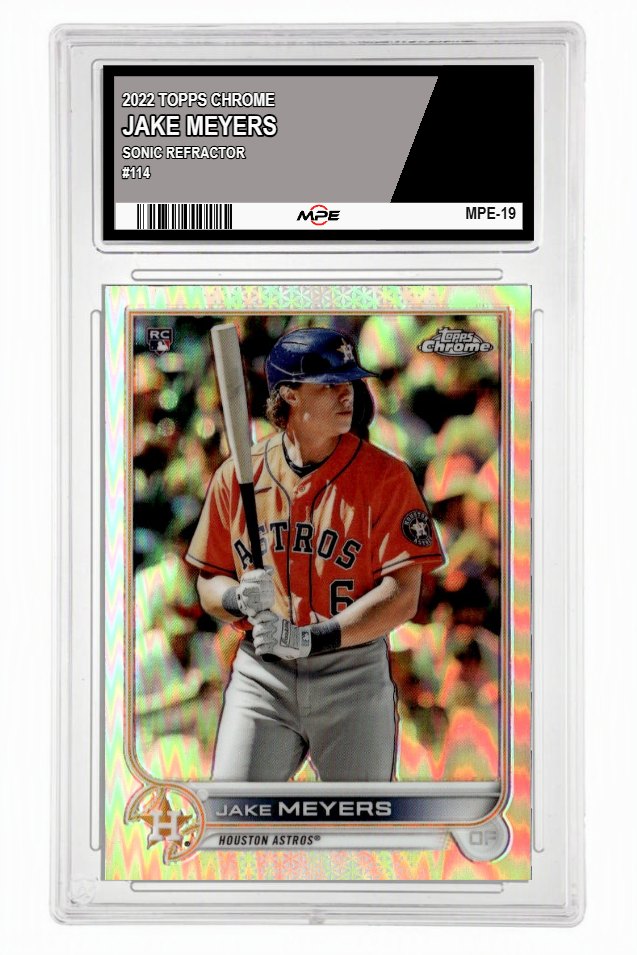 2022 TOPPS CHROME SONIC REFRACTOR #114 JAKE MEYERS MPE 10 GEM/MT — graded card up for auction