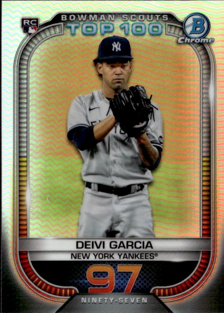 2021 Bowman Chrome Deivi Garcia graded slab