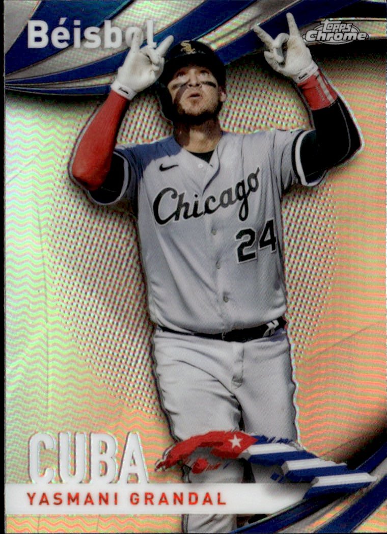 2021 Topps Chrome Yasmani Grandal graded slab
