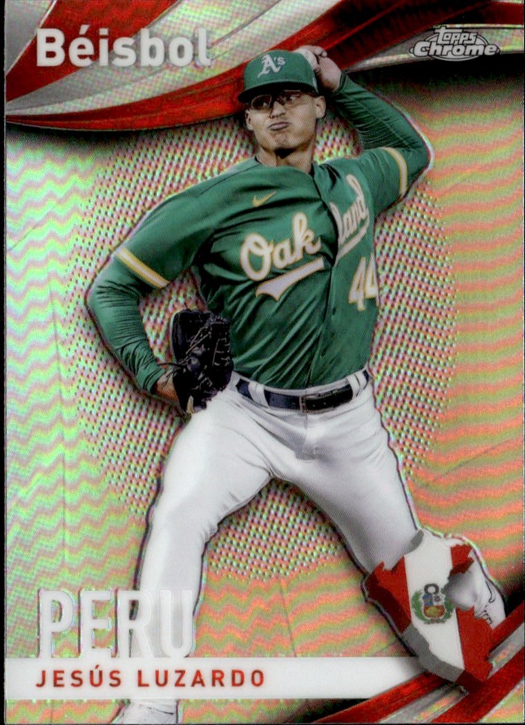 2021 Topps Chrome Jesús Luzardo graded slab