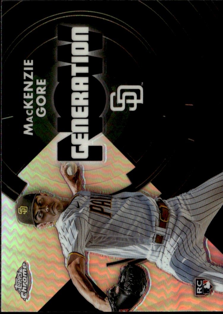 2022 Topps Chrome Mackenzie Gore graded slab
