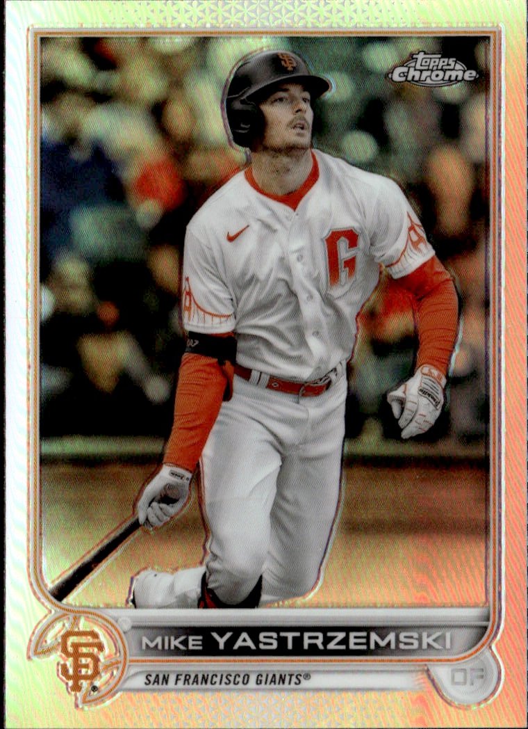 2022 Topps Chrome Mike Yastrzemski graded slab