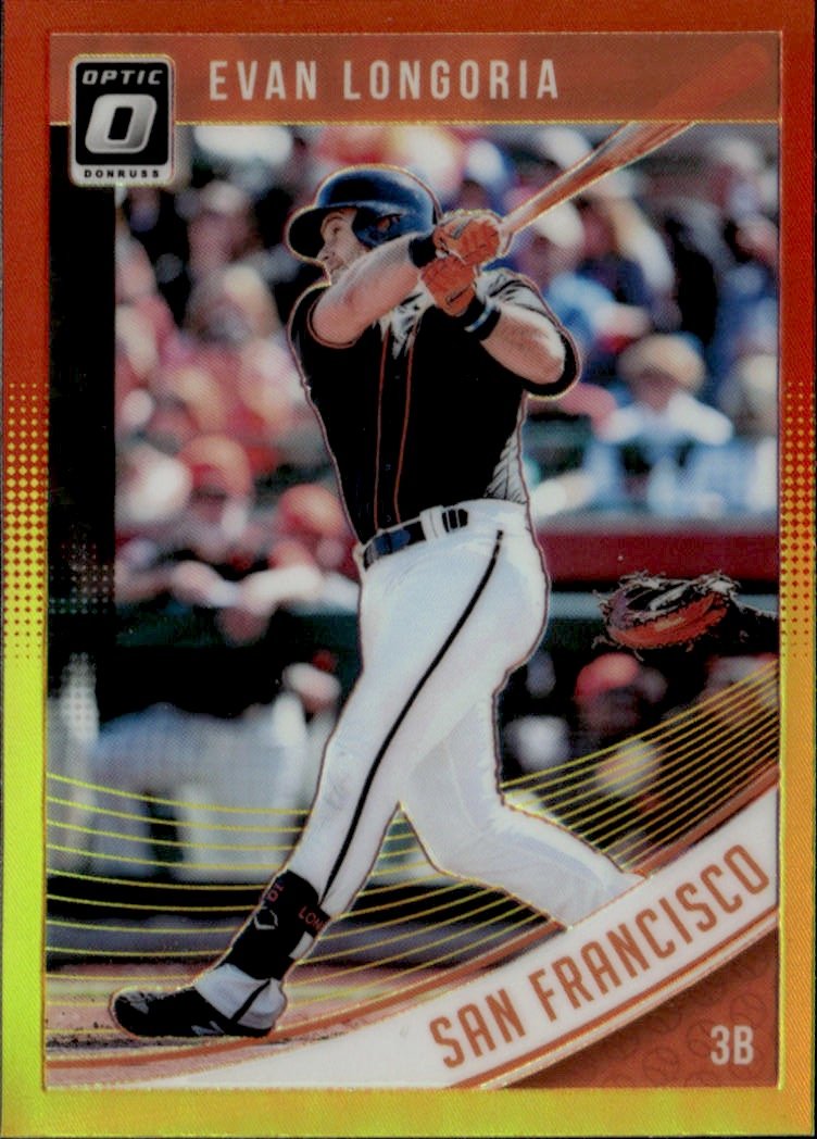 2018 Donruss Optic Evan Longoria graded slab