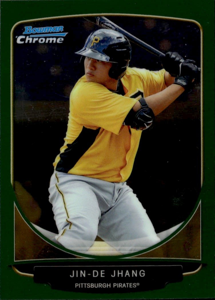 2013 Bowman Chrome Jin-De Jhang graded slab