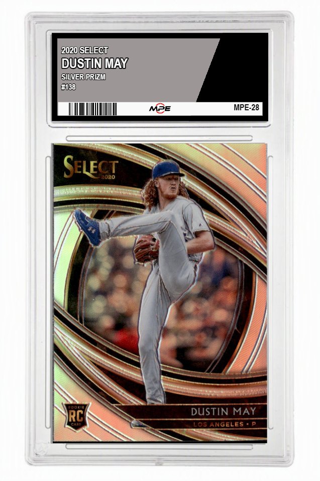 2020 SELECT SILVER PRIZM #138 DUSTIN MAY MPE 9 MINT — graded card auctioned from the MPE vault