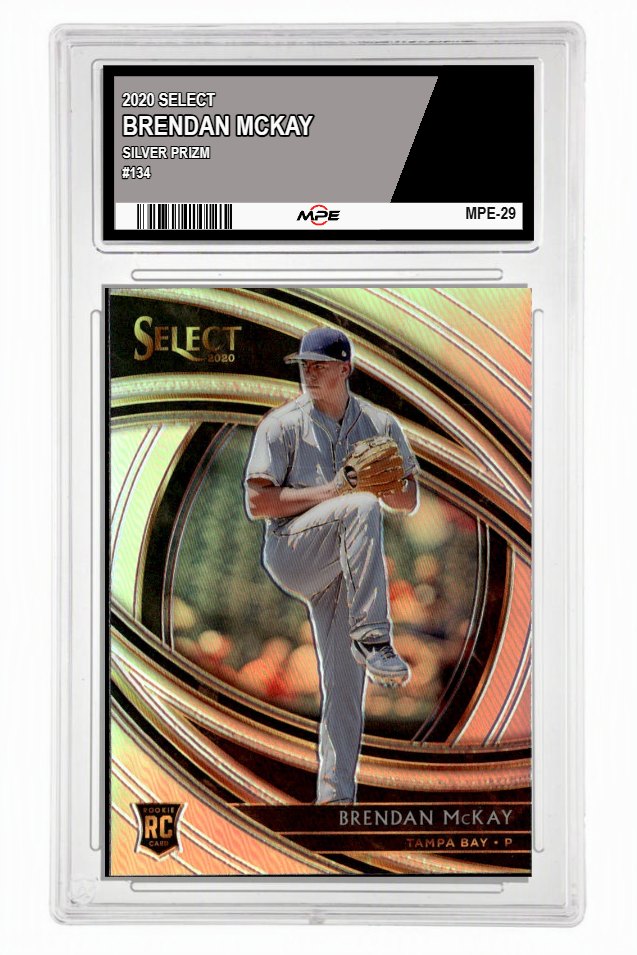 2020 SELECT SILVER PRIZM #134 BRENDAN MCKAY MPE 9.5 MINT+ — graded card up for auction