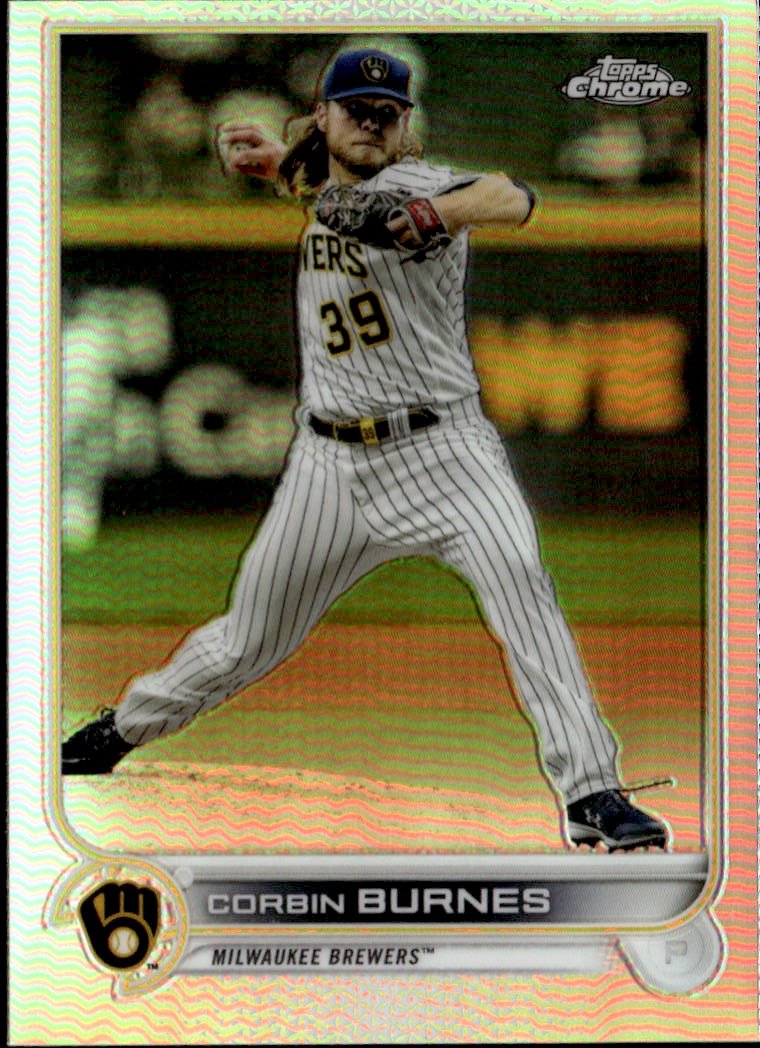 2022 Topps Chrome Corbin Burnes graded slab