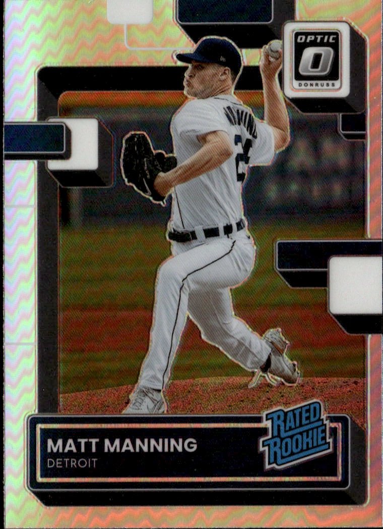 2022 Donruss Optic Matt Manning graded slab
