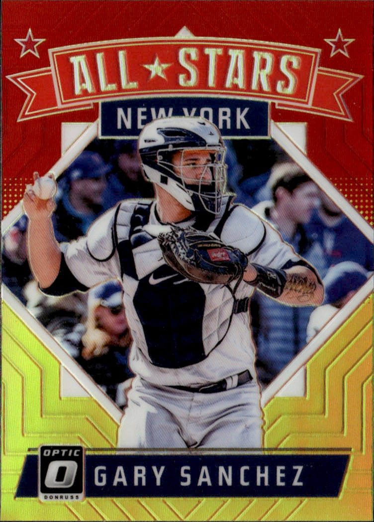 2018 Donruss Optic Gary Sanchez graded slab
