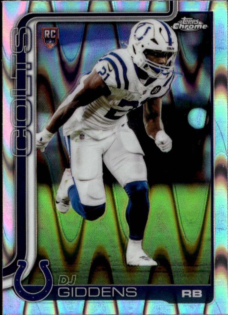 2025 Topps Chrome Dj Giddens graded slab