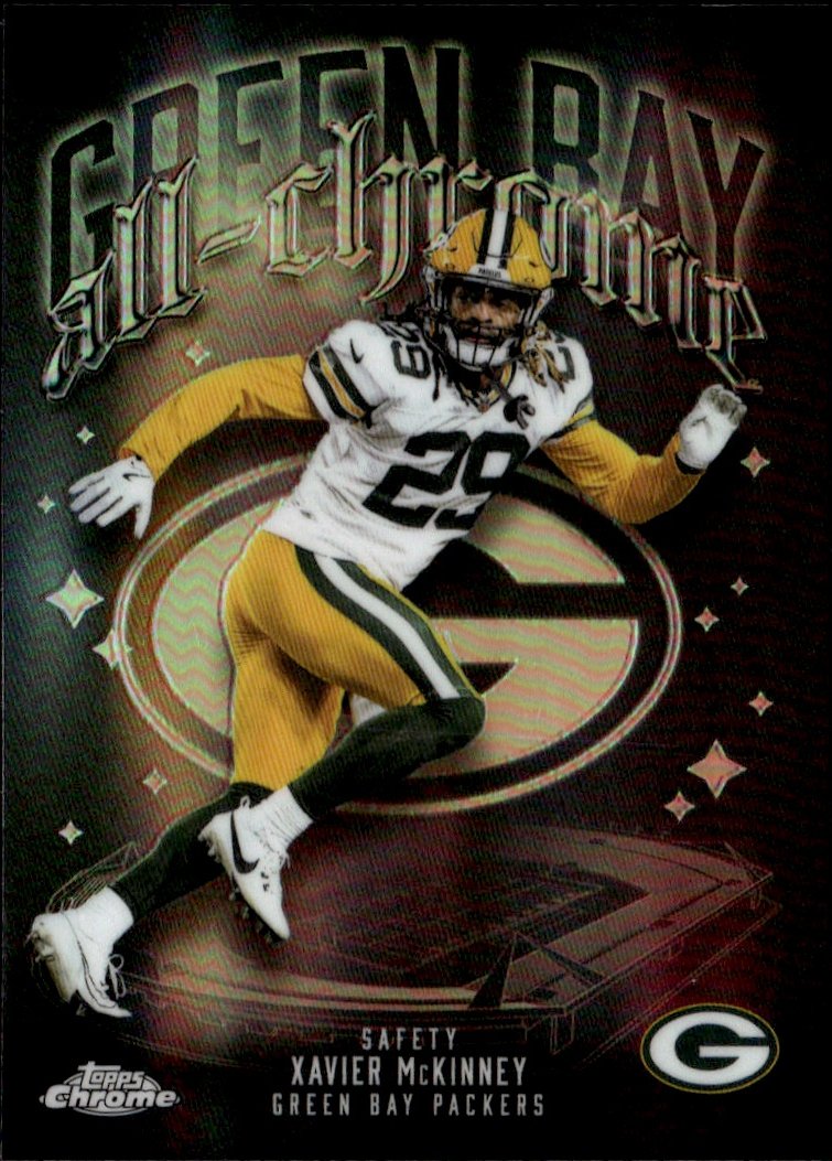 2025 Topps Chrome Xavier McKinney graded slab