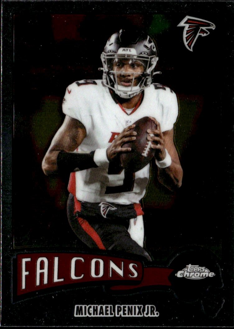2025 Topps Chrome Michael Penix Jr. graded slab