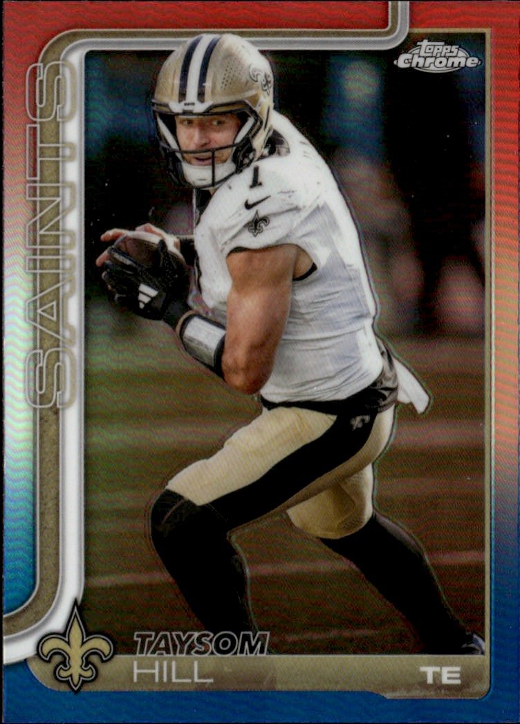 2025 Topps Chrome Taysom Hill graded slab