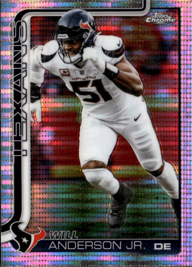 2025 Topps Chrome Will Anderson Jr. graded slab