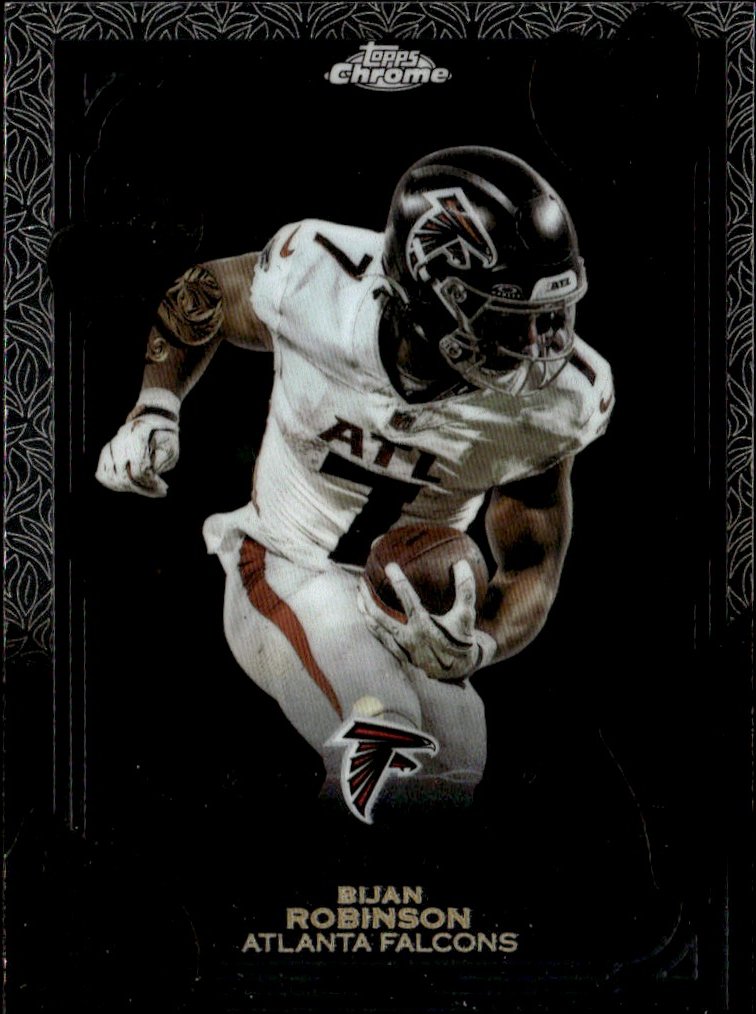 2025 Topps Chrome Bijan Robinson graded slab