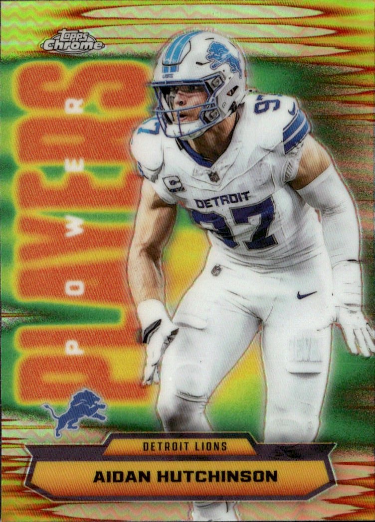 2025 Topps Chrome Aidan Hutchinson graded slab