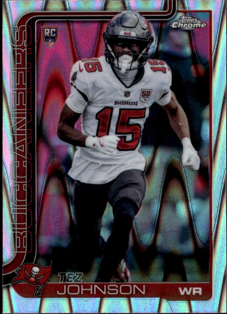 2025 Topps Chrome Tez Johnson graded slab