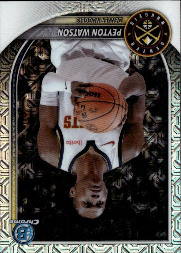 2025 Bowman Chrome M B Peyton Watson graded slab