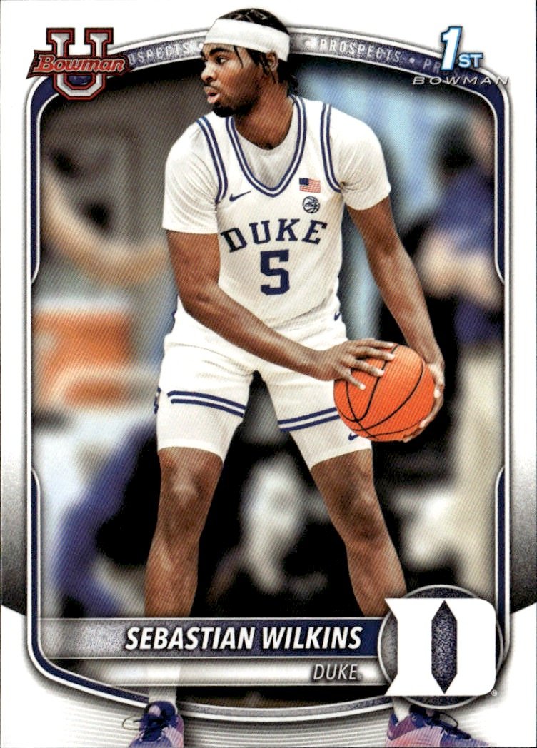 2025 Bowman University Sebastian Wilkins graded slab