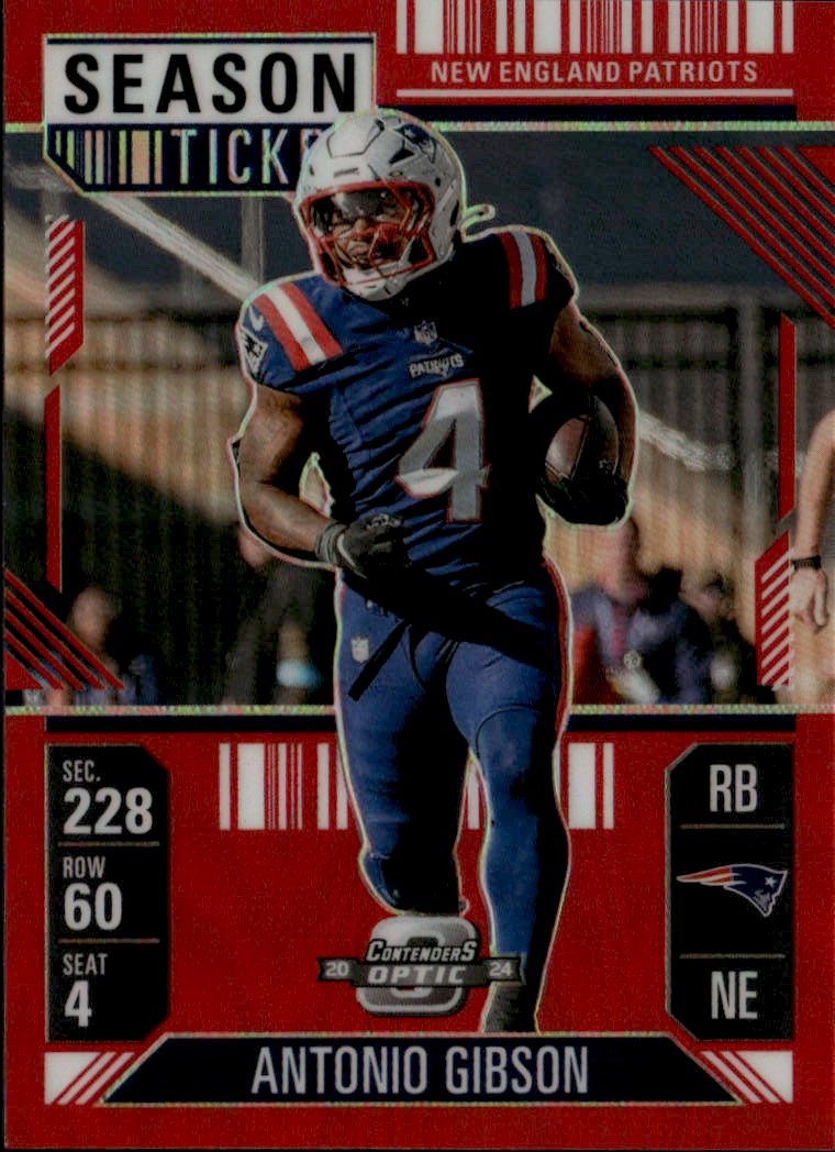 2024 Contenders Optic Antonio Gibson graded slab