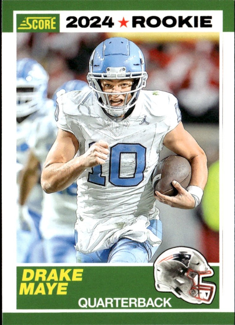 2024 Score Drake Maye graded slab