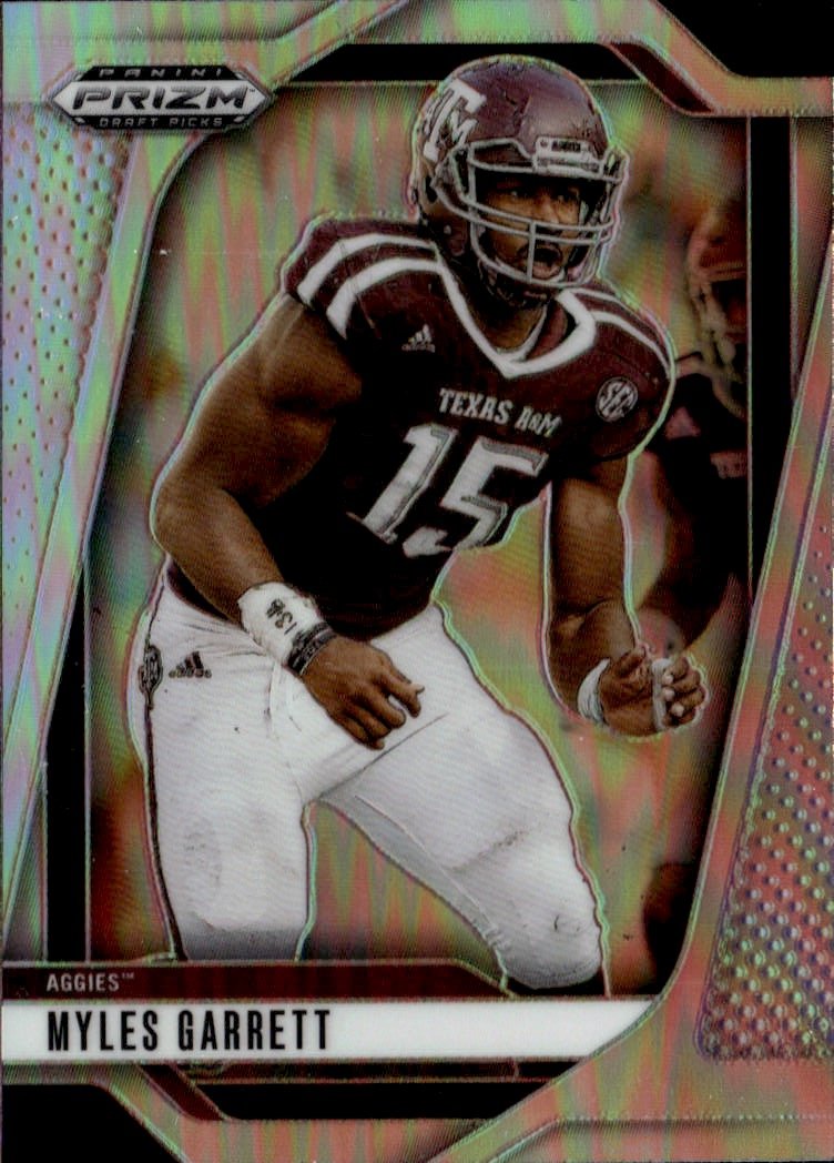 2025 Prizm Draft Picks Myles Garrett graded slab