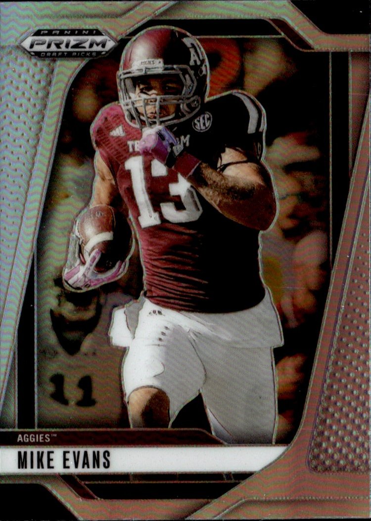 2025 Prizm Draft Picks Mike Evans graded slab