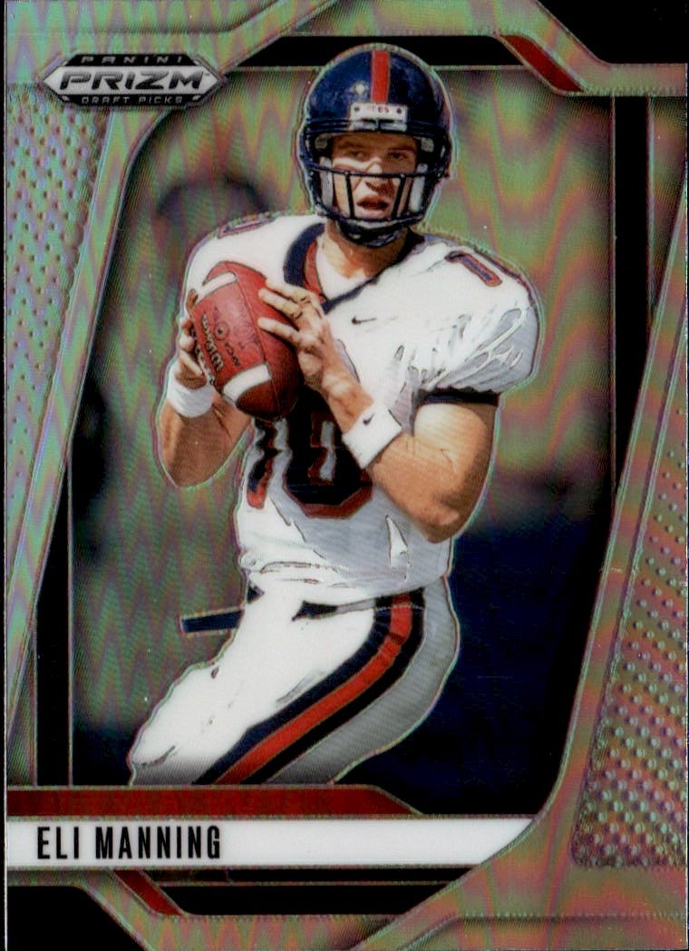 2025 Prizm Draft Picks Eli Manning graded slab