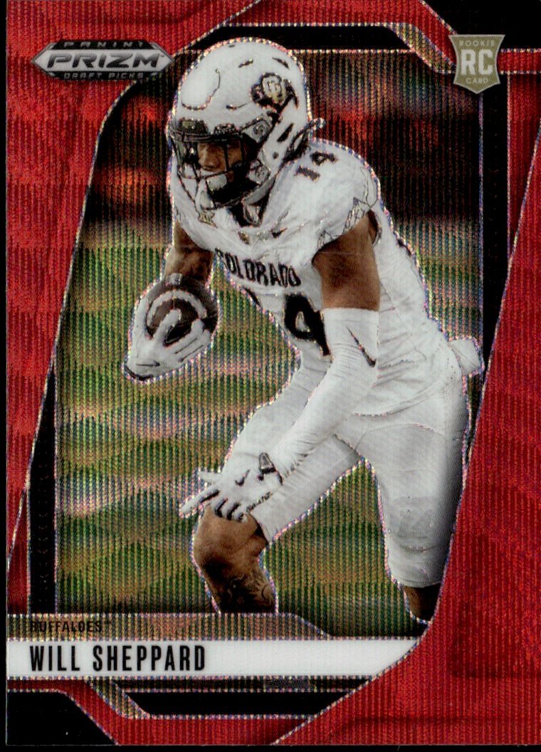 2025 Prizm Draft Picks Will Sheppard graded slab