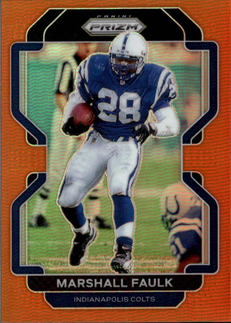 2021 Prizm Marshall Faulk graded slab