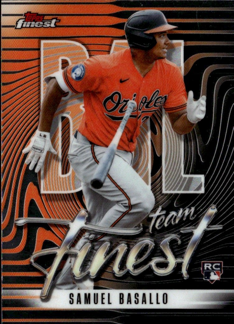 2026 Finest Samuel Basallo graded slab